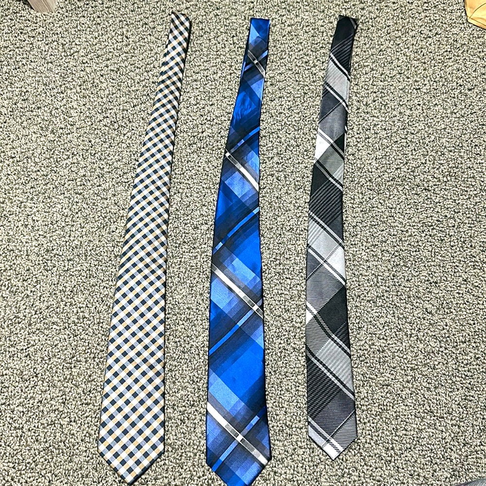 Bundle! Mens ties. Marc Ferrier (Italy) and Kenneth Cole Reaction